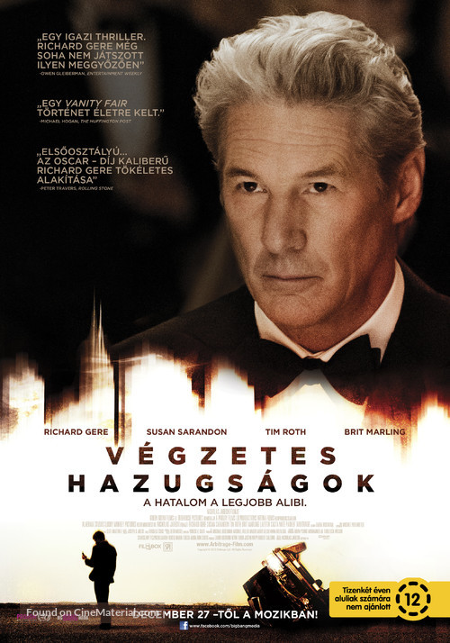 Arbitrage - Hungarian Movie Poster