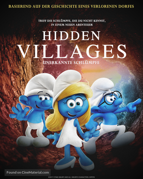 Smurfs: The Lost Village - German Movie Poster