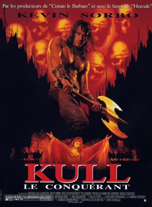 Kull the Conqueror - French Movie Poster