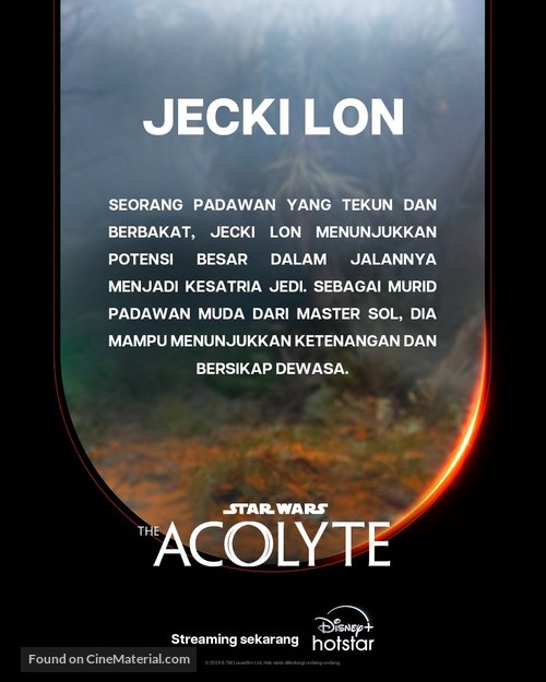 &quot;The Acolyte&quot; - Indonesian Movie Poster