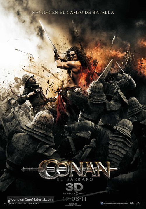 Conan the Barbarian - Spanish Movie Poster