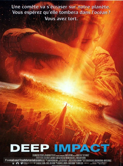 Deep Impact - French Movie Poster