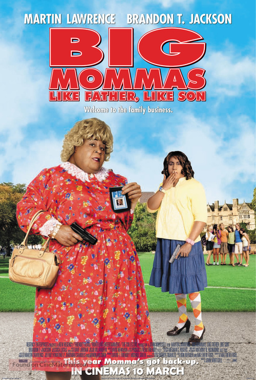 Big Mommas: Like Father, Like Son - Malaysian Movie Poster