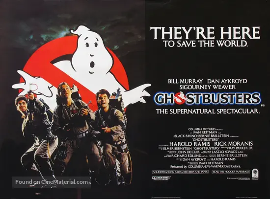 Ghostbusters - British Movie Poster