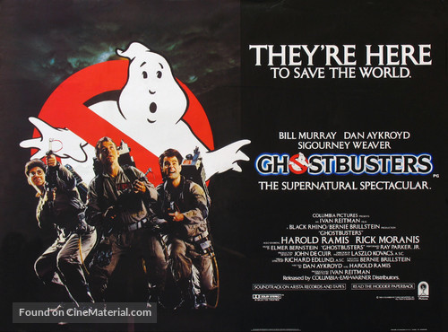 Ghostbusters - British Movie Poster