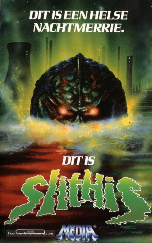 Spawn of the Slithis - Dutch VHS movie cover