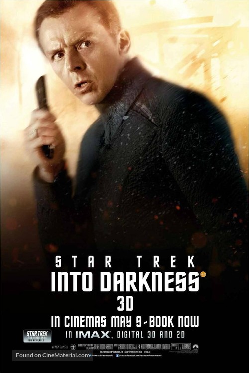 Star Trek Into Darkness - Irish Movie Poster