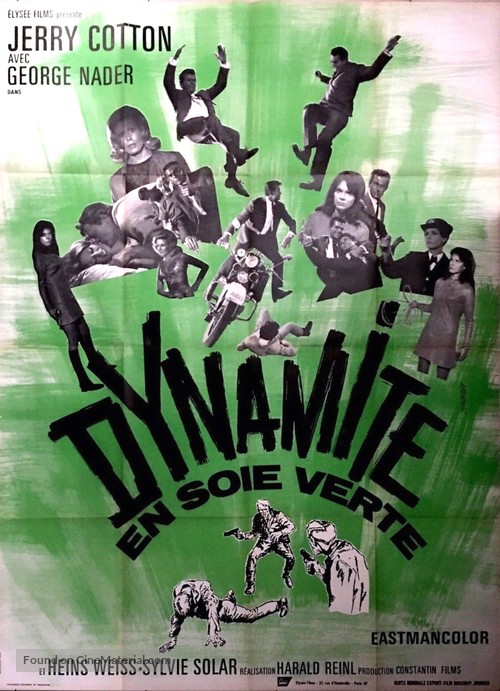 Dynamit in gr&uuml;ner Seide - French Movie Poster