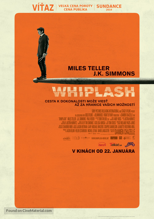 Whiplash - Slovak Movie Poster
