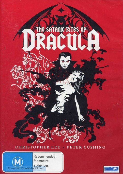 The Satanic Rites of Dracula - Australian DVD movie cover
