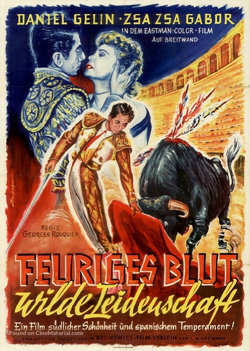 Sangre y luces - German Movie Poster