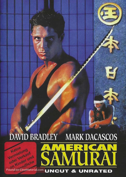 American Samurai - German Movie Cover