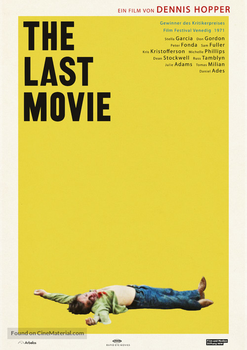 The Last Movie - German Movie Poster