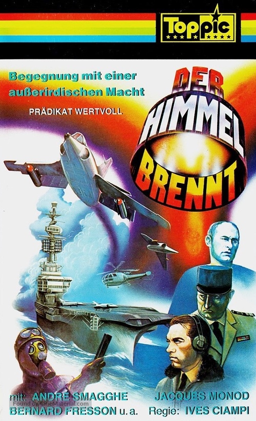 Le ciel sur la t&ecirc;te - German VHS movie cover