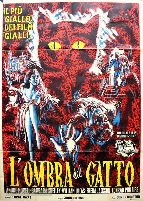 Shadow of the Cat - Italian Movie Poster