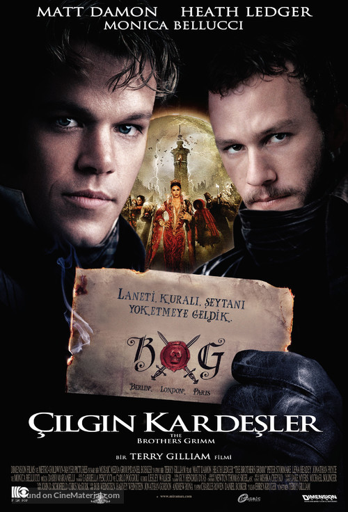 The Brothers Grimm - Turkish Movie Poster