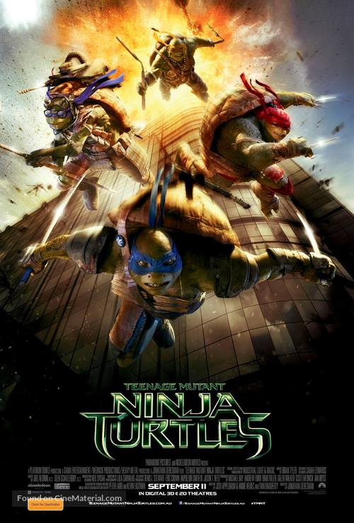 Teenage Mutant Ninja Turtles - Australian Movie Poster