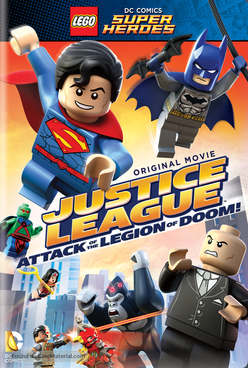 LEGO DC Super Heroes: Justice League - Attack of the Legion of Doom! - DVD movie cover