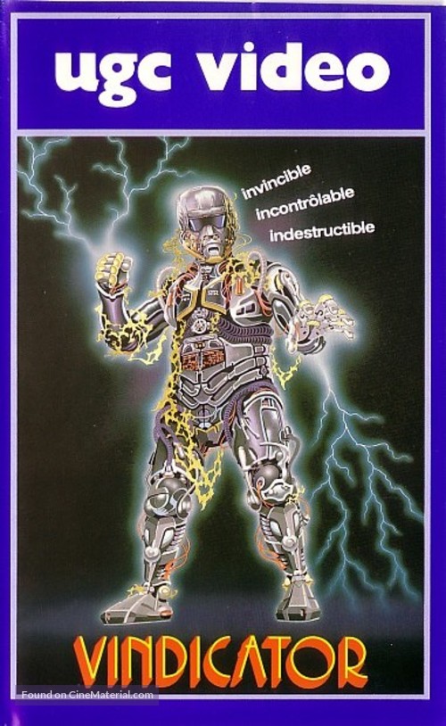 The Vindicator - French VHS movie cover