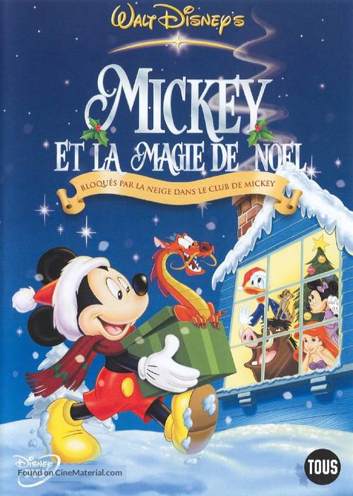 Mickey&#039;s Magical Christmas: Snowed in at the House of Mouse - Belgian DVD movie cover