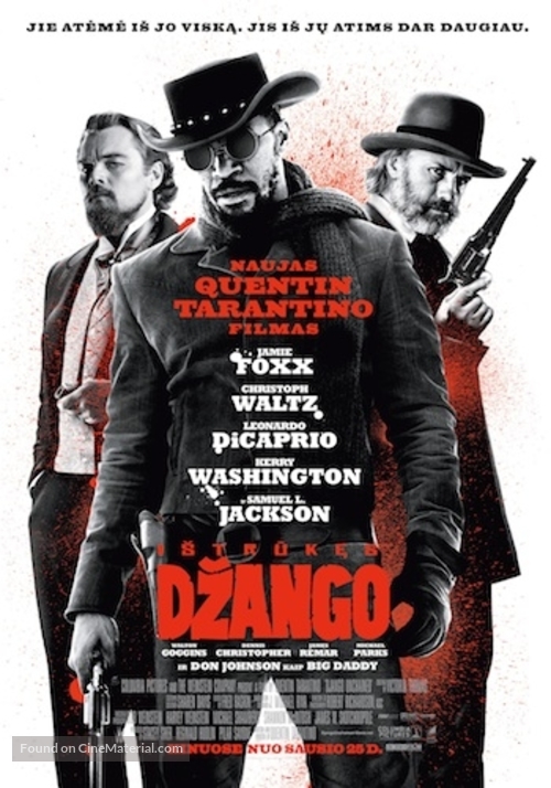 Django Unchained - Lithuanian Movie Poster