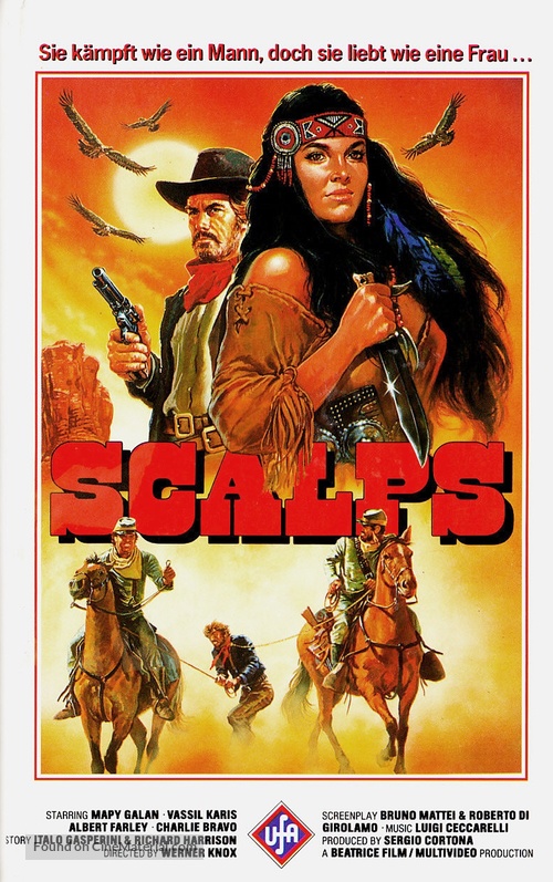 Scalps - German VHS movie cover