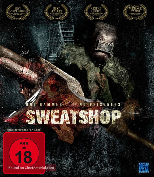 Sweatshop - German Blu-Ray movie cover