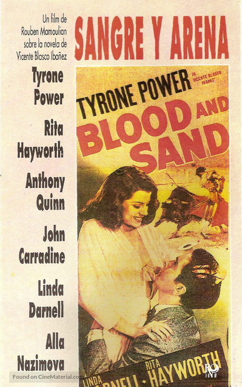 Blood and Sand - Argentinian Movie Poster