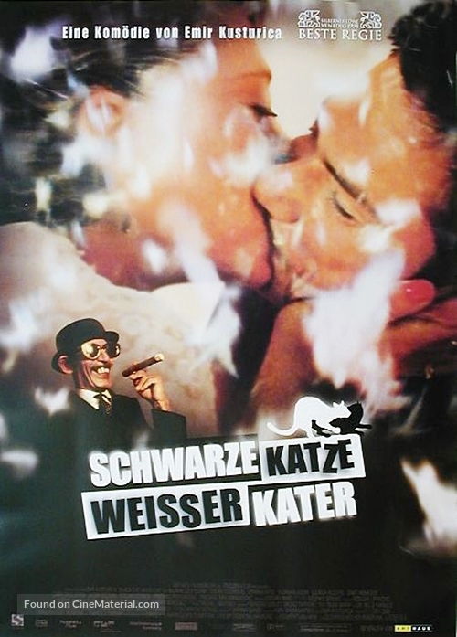 Crna macka, beli macor - German Movie Poster