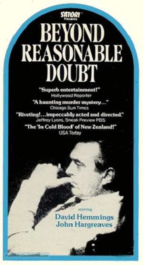 Beyond Reasonable Doubt - New Zealand Movie Poster