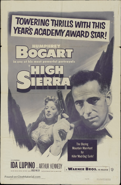 High Sierra - Re-release movie poster