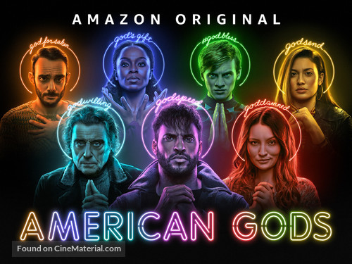 &quot;American Gods&quot; - British Movie Poster