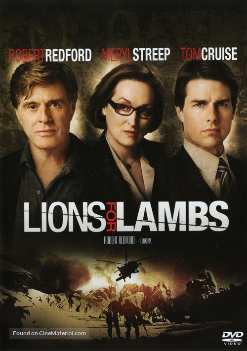 Lions for Lambs - Finnish Movie Cover