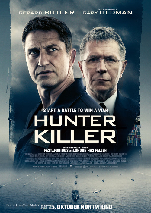 Hunter Killer - German Movie Poster