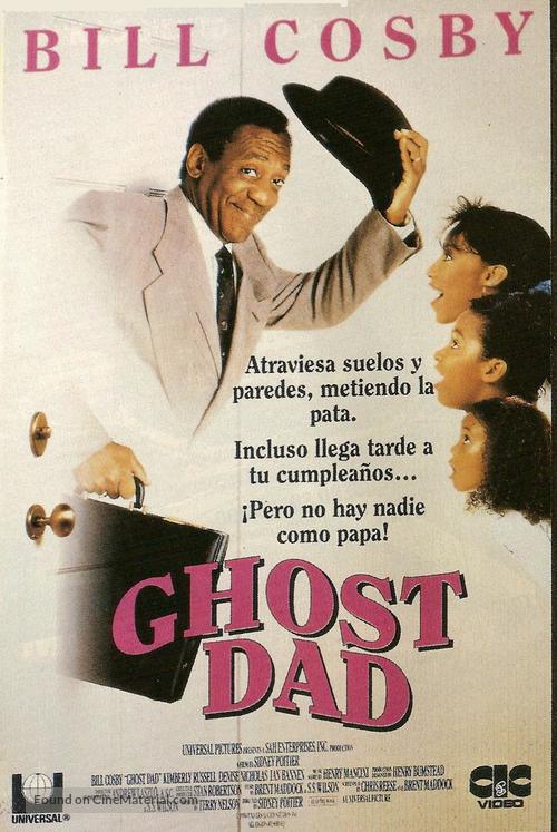 Ghost Dad - Spanish VHS movie cover