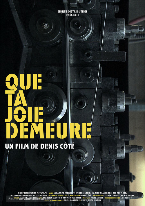 Que ta joie demeure - French Movie Poster