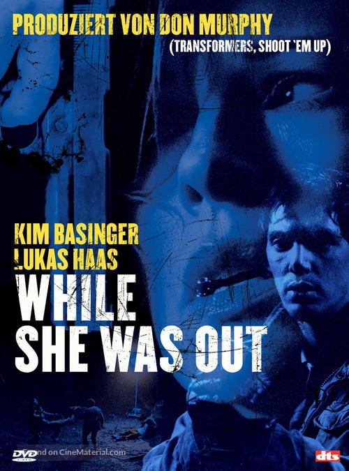 While She Was Out - German Movie Cover