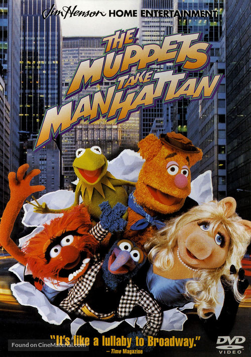 The Muppets Take Manhattan - DVD movie cover
