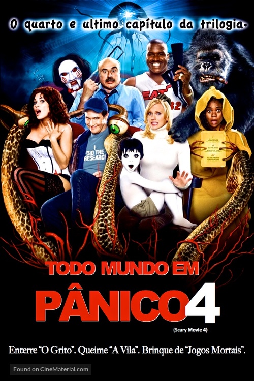 Scary Movie 4 - Brazilian DVD movie cover