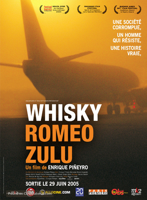 Whisky Romeo Zulu - French Movie Poster