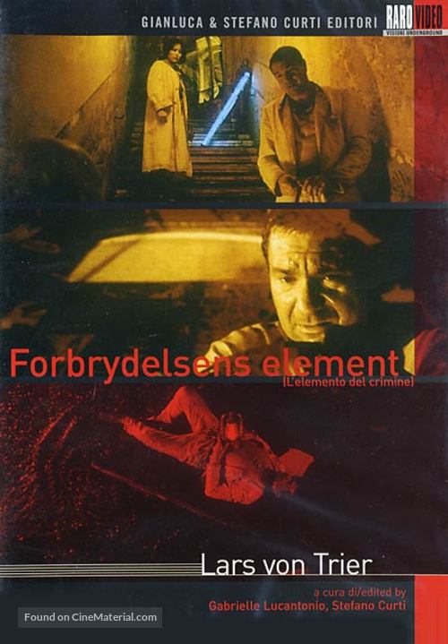 Forbrydelsens element - Italian DVD movie cover