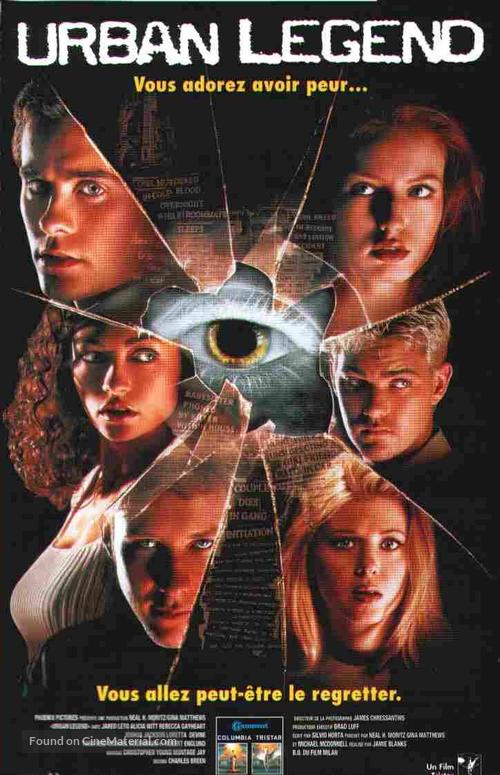 Urban Legend - French VHS movie cover