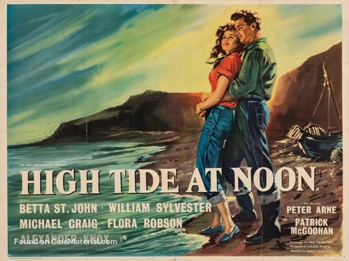 High Tide at Noon - British Movie Poster