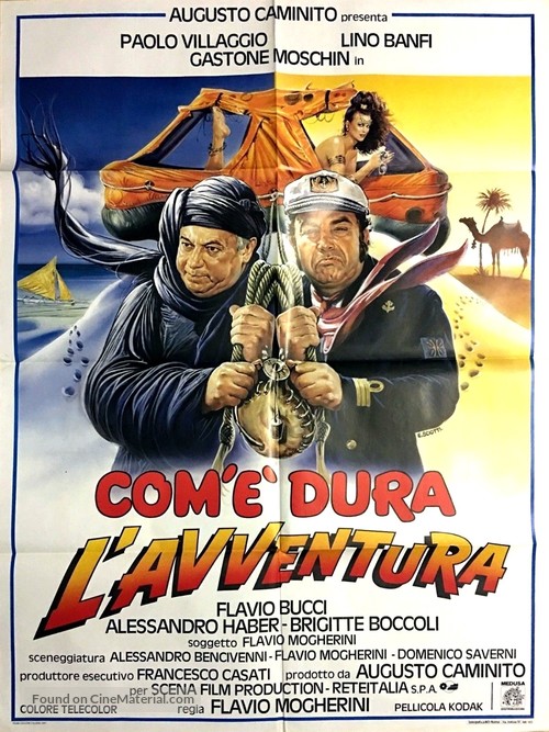 Com&#039;&egrave; dura l&#039;avventura - Italian Movie Poster