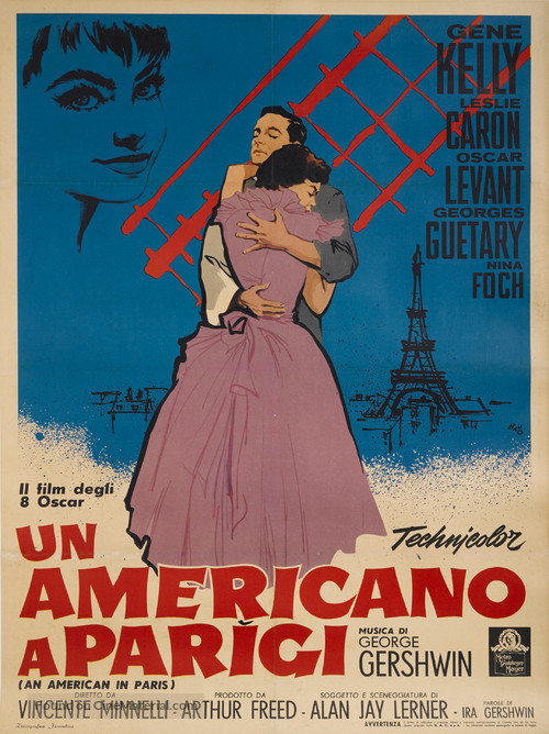 An American in Paris - Italian Movie Poster
