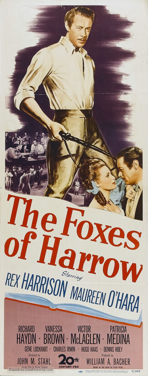 The Foxes of Harrow - Movie Poster