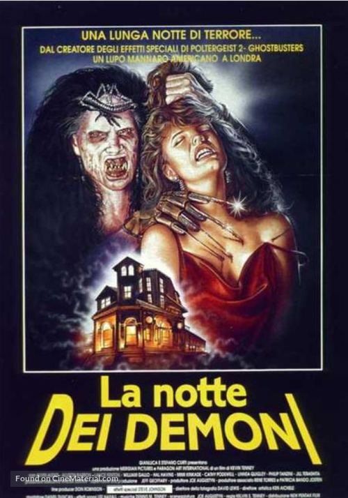 Night of the Demons - Italian Movie Poster