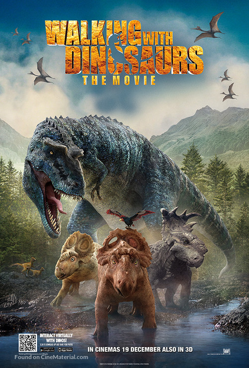 Walking with Dinosaurs 3D - Singaporean Movie Poster