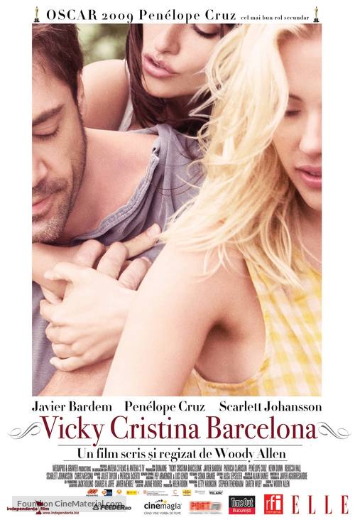 Vicky Cristina Barcelona - Romanian Movie Poster