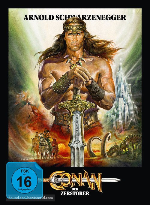 Conan The Destroyer - German Movie Cover